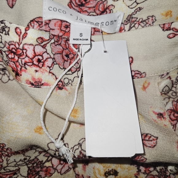 NWT COCO + jaimeson Split Hem High Waist Button Front Midi Skirt, Small - Picture 3 of 10